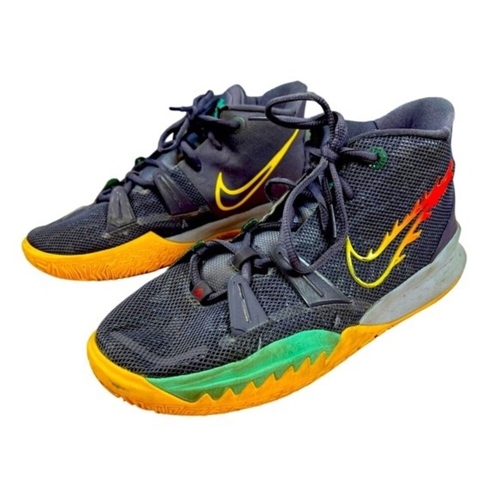 Nike Kyrie 7 Daybreak Shoes Sneakers CT4080-500 Grey Sz 7Y